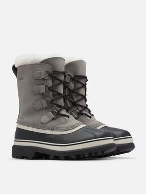 Sorel Caribou Women's Waterproof Boot In Shale/Stone Size 8